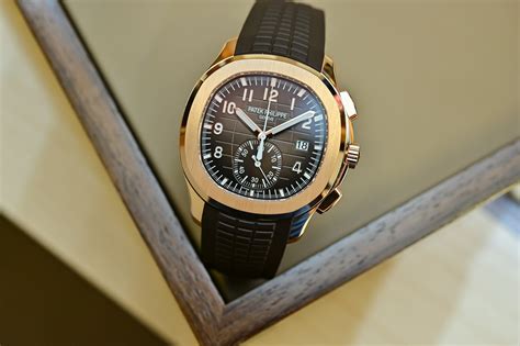 patek philippe rose gold rubber strap|patek philippe 5968.